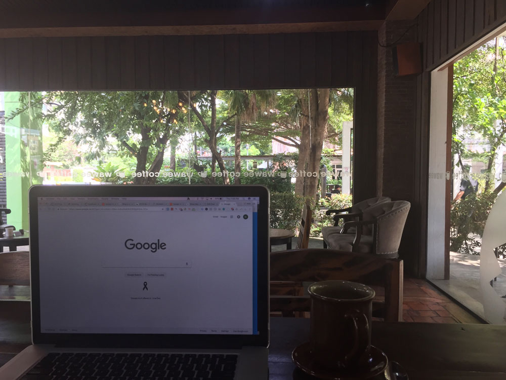 Wawee Coffee - one of a number of tranquil, convenient cafes I've been working from
